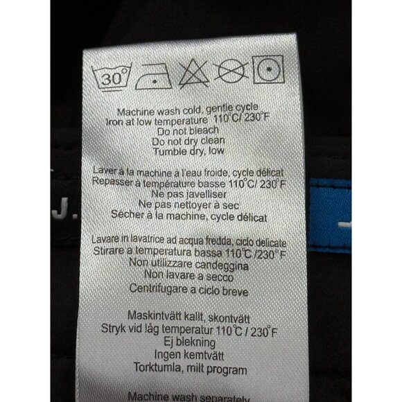 J. Lindeberg Black Performance Pants Lightweight Golf Size Regular Fit Men 32x34 - Picture 9 of 9